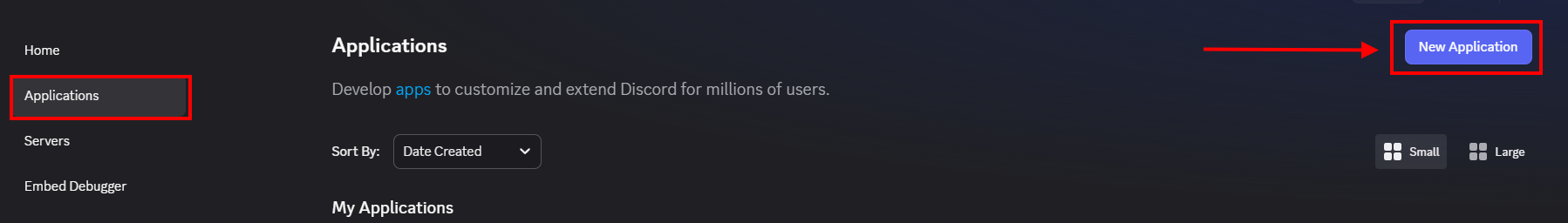Create Application